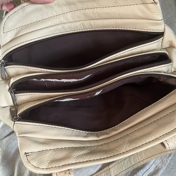 Vintage Handmade Leather Bag with Horse & Roses Detail - Picture 2 of 6